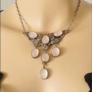 Vintage Carol Felley Navajo style S.s.necklace